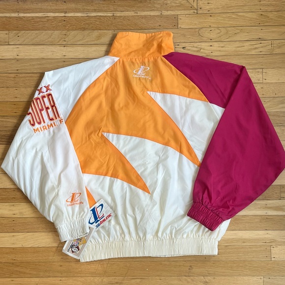 NWT Deadstock vintage 1995 Super Bowl windbreaker - Picture 2 of 6